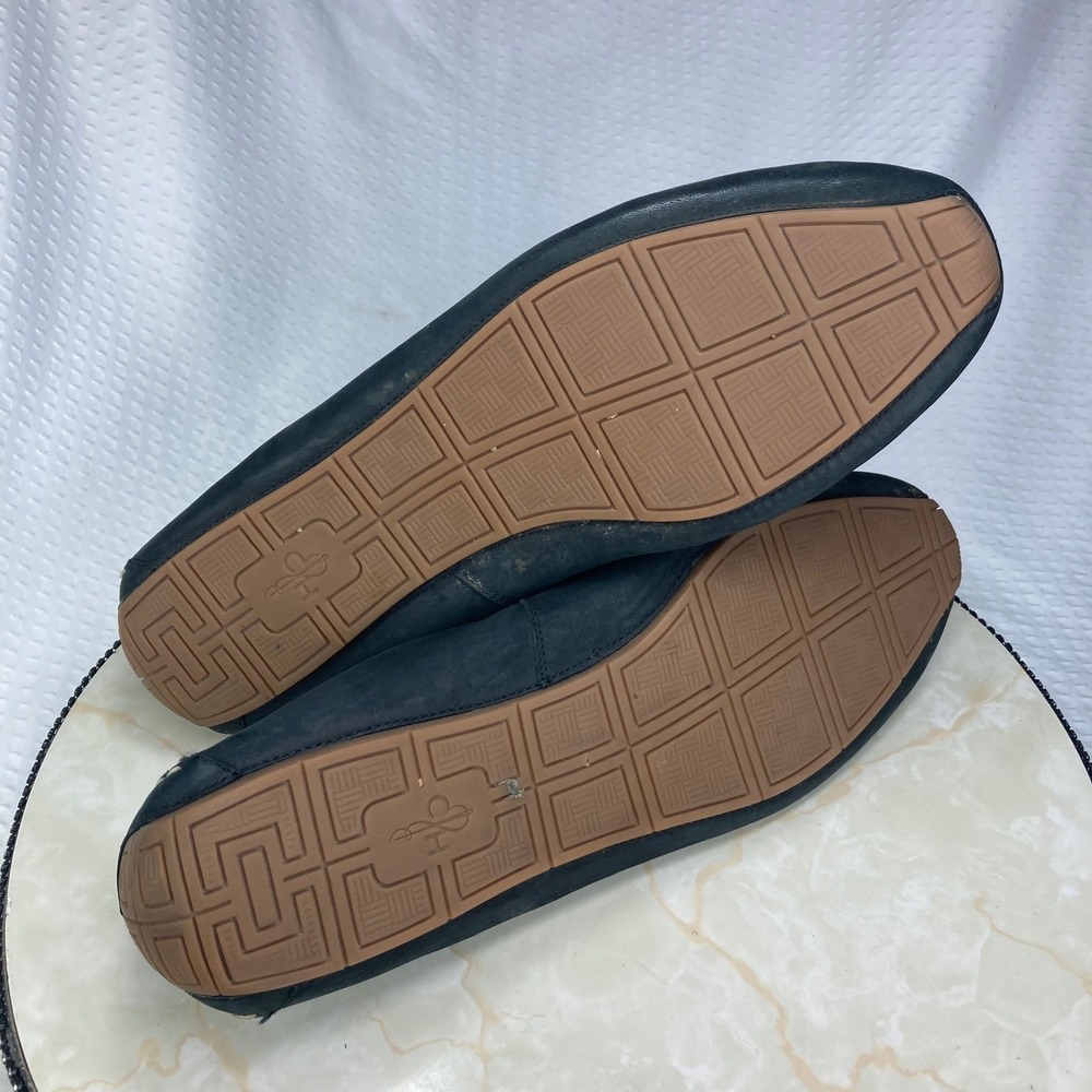 Cole Haan Gunnison Leather Driver Loafers Mens Sz 12 Black Slip On Preppy Shoes - Picture 2 of 4